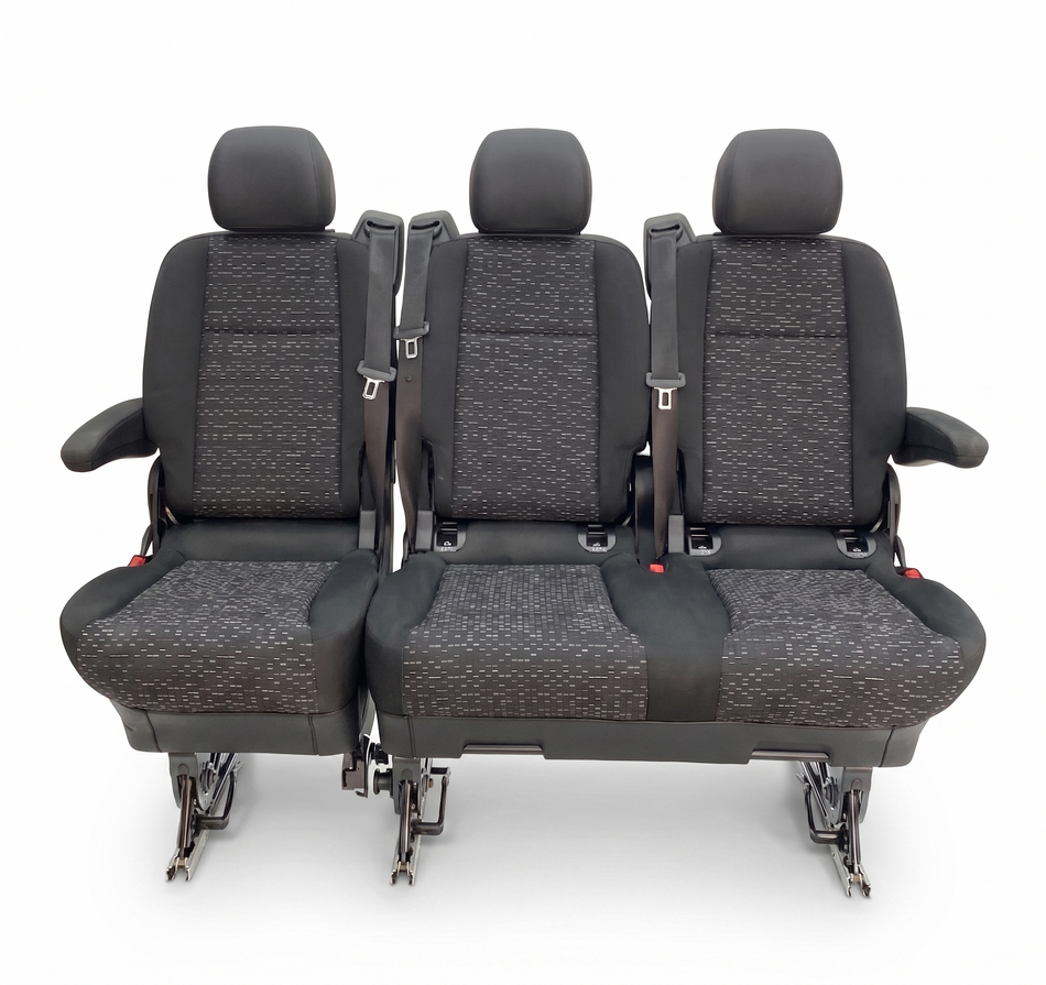 Mercedes-Benz Vito W447 Caluma Stoff 2+1 Sitzgruppe – gebraucht, geprüft und gereinigt