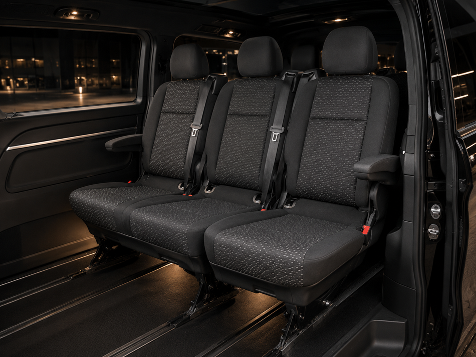 Mercedes-Benz Vito W447 Caluma Stoff 2+1 Sitzgruppe – gebraucht, geprüft und gereinigt