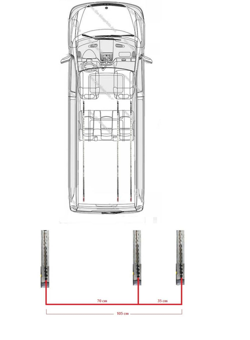 Gleitschiene für Schienensystem – Mercedes-Benz Vito / Viano / V-Klasse
